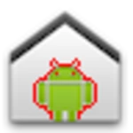 black droid dxtop theme android application logo